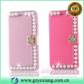 Mobile phone accessories wallet case cover for iphone 4s pu leather skin flip cover case with card slot